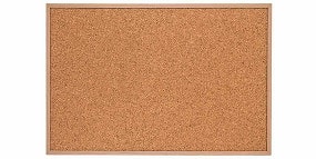 Kork Pinnwand mit Holzrahmen