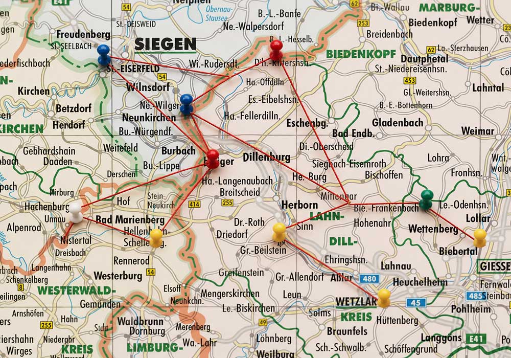 Laminierte Karte für Unternehmen Beschreibbare laminierte Karte für Unternehmen mit Whiteboardmarker zur Planung und Visualisierung