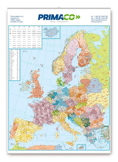 Wandkarte Polstleitzahlenkarte Werbeeindruck mit Logo Wandkarte Polstleitzahlenkarte Werbeeindruck mit Logo