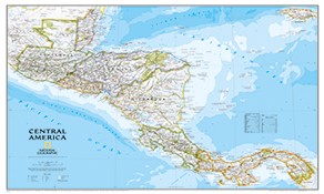 Country maps of Central- and Southamerica