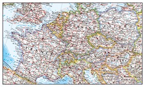 Country maps of Europe