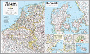 National Geographic Country Wall Maps